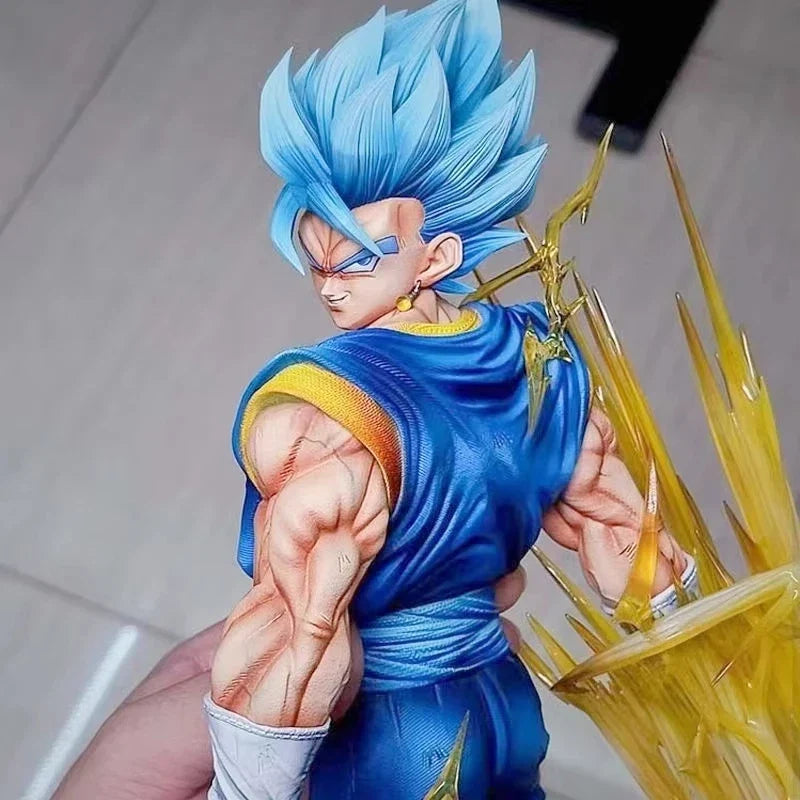 Vegetto Figure Dragon Ball Anime Figures 3 heads PVC Statue Collectible Model Desk Decoration Custom Toys Birthday Gifts