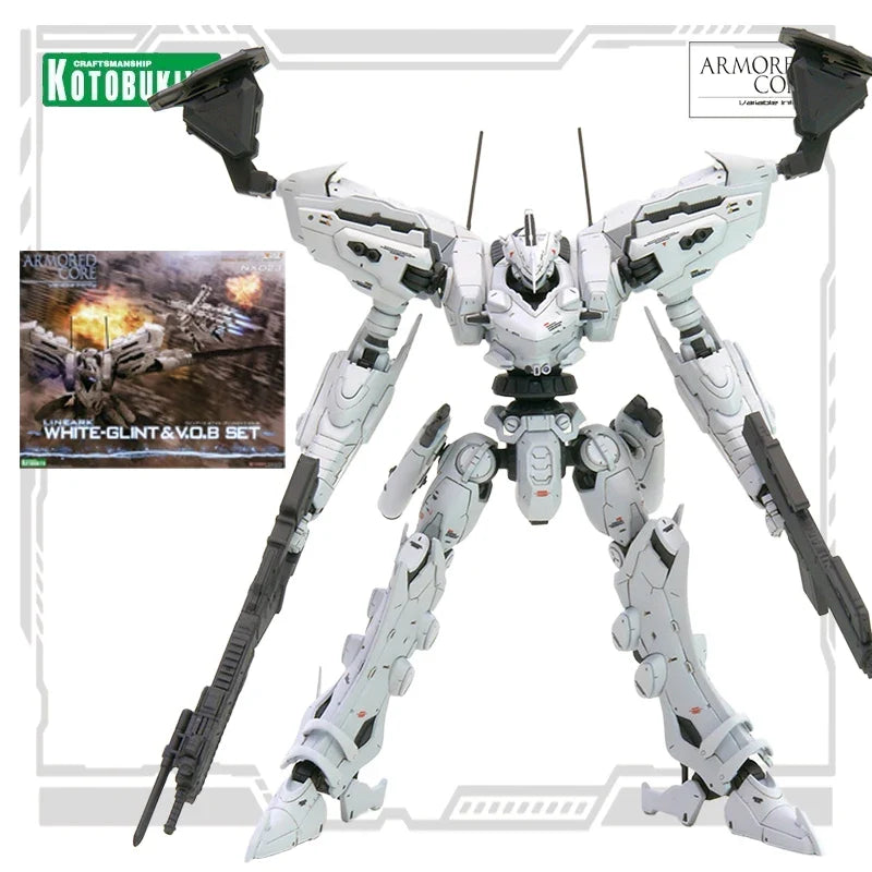 Kotobukiya Original ARMORED CORE Series WHITE-GLINT VO.B SET Action Figure Assembly Model Toys Collectible Model Gifts for Boys