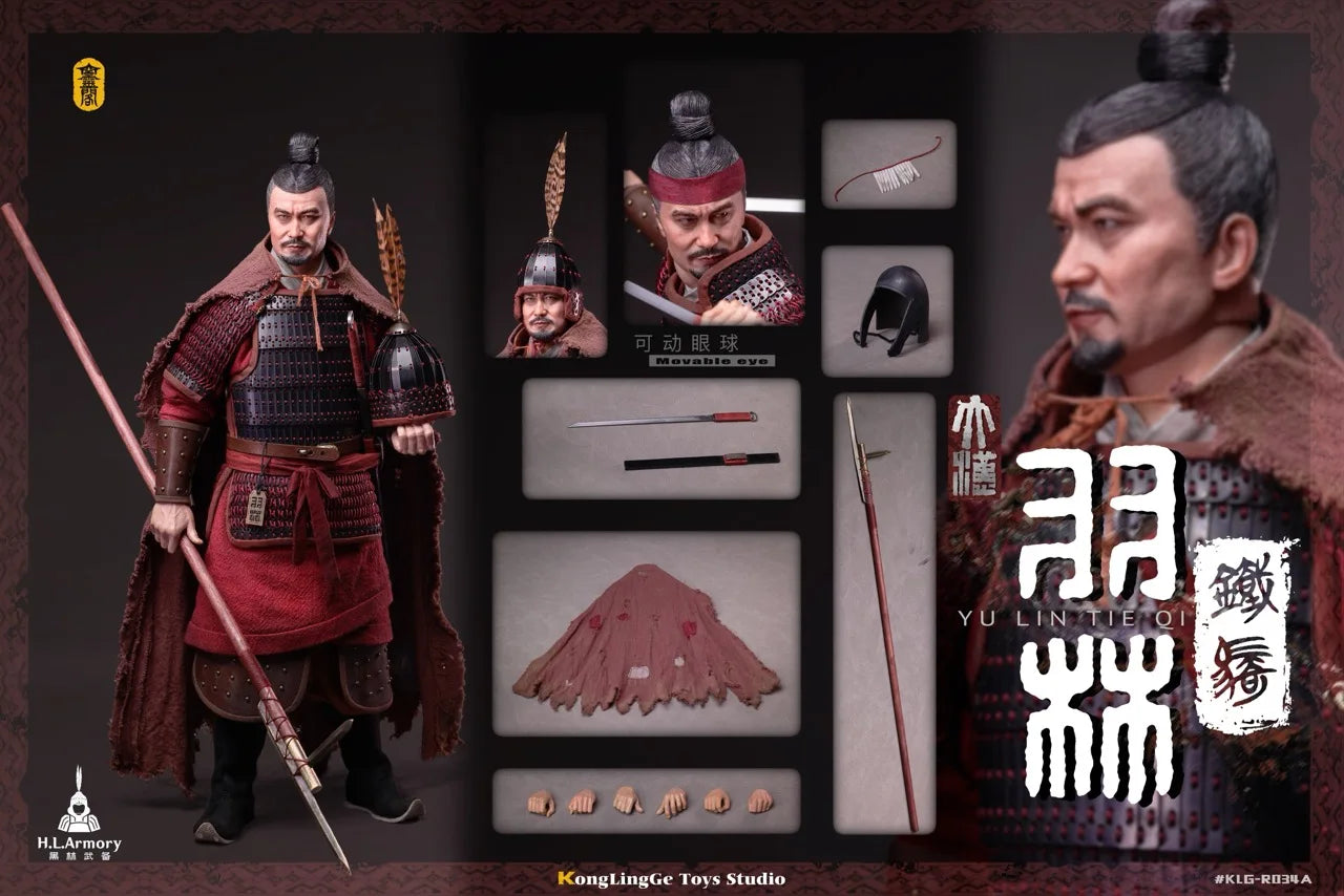 In Stock 1/6 Scale The Imperial Guard of the Han Dynasty Palace Guards 12-inch Full Set Action Figure Soldier KLG-R034A/B