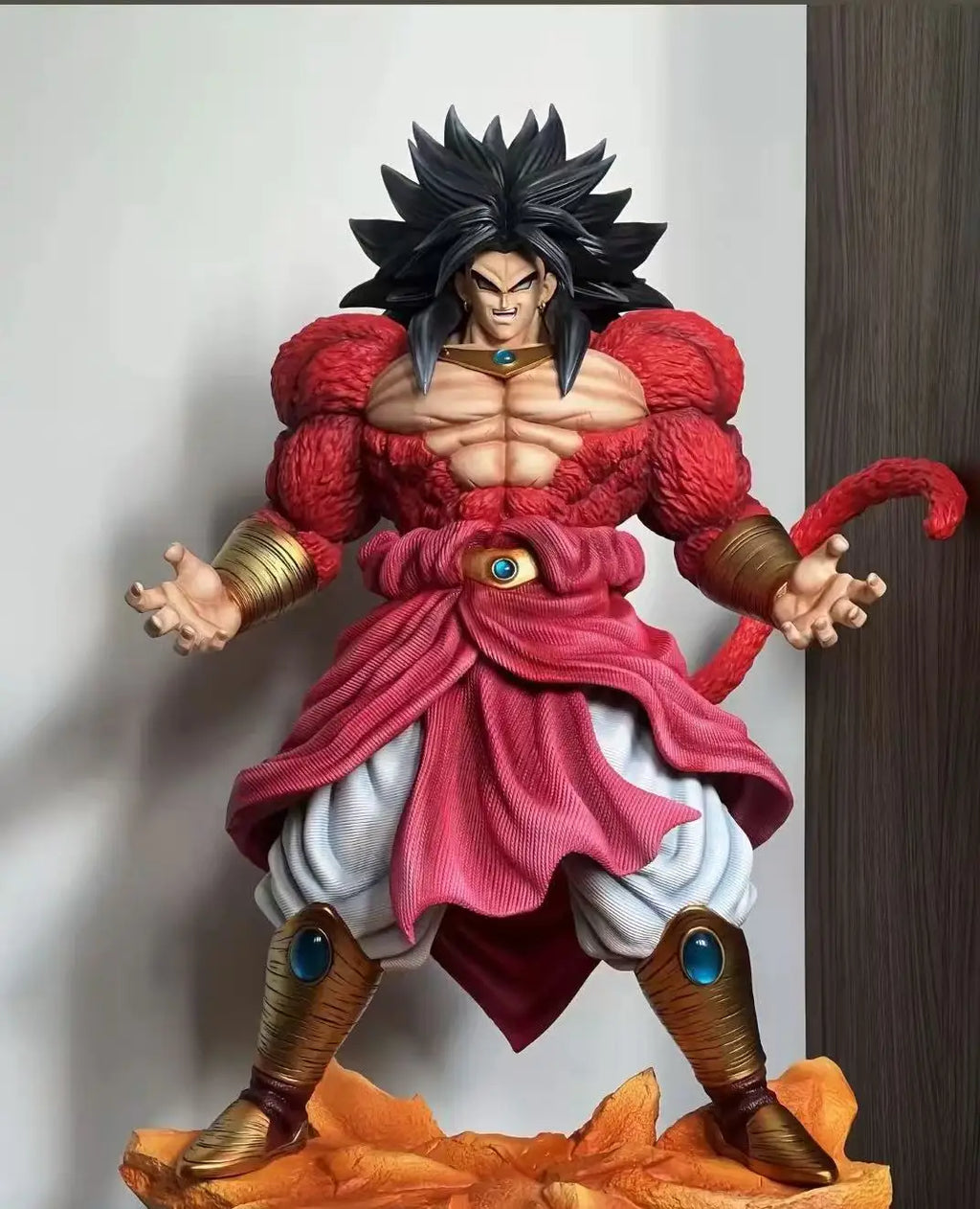 New 50cm Dx Dx Toys Dragon Ball Anime Figures Ssj4 Broli Figures Super Saiyan 4 Pvc Statue Collection Model Ornament Gifts Toys