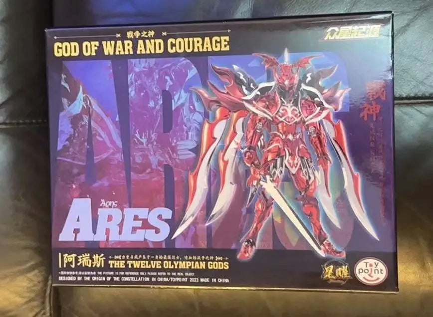 Toypoint/TP Model Saint Seiya Myth Cloth EXM Ares God of War SOG Totem/Object Gold Knights of The Zodiac Anime Action Figure Toy