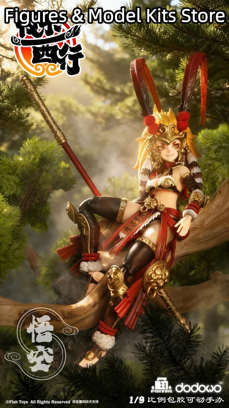【Vorverkauf】 Dodowo X Fish Toys Journey to the West Wukong 1/9 Girl Action Model Sammlerfigur Spielzeug
