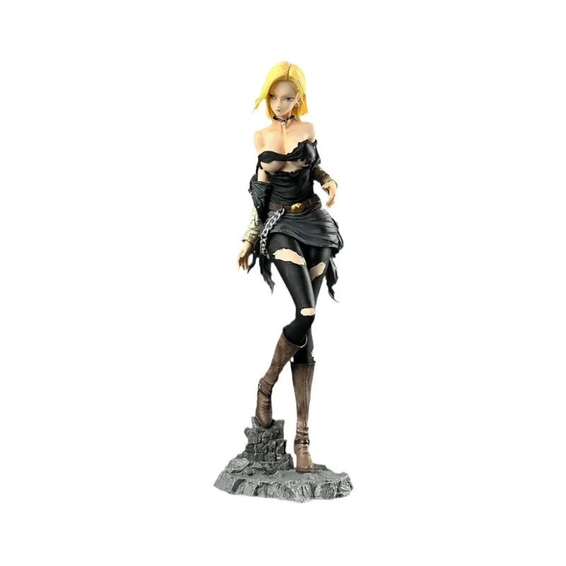 30cm Anime Dragon Ball Z Figures Android 18 Figure Doll Action Pvc Collection Hero Belief X Hunter Fan Decor Children Gifts Toy