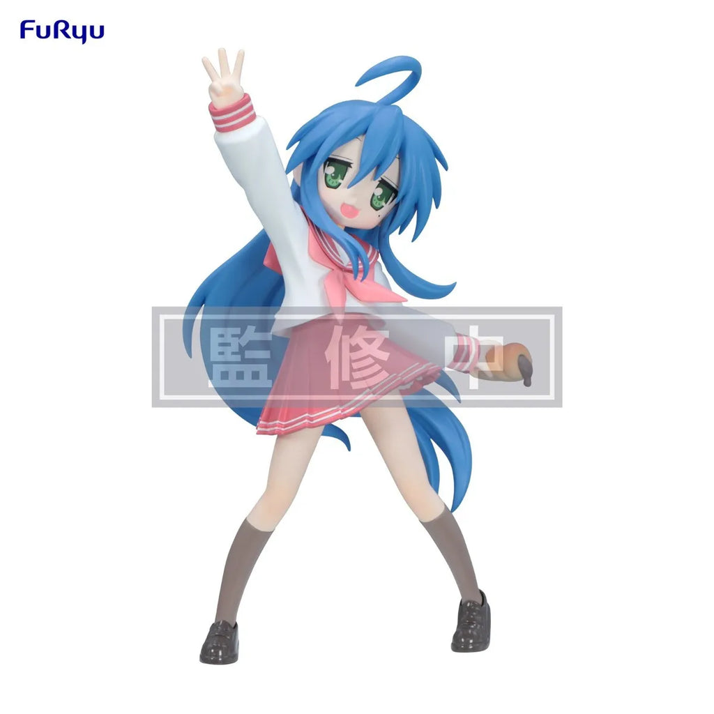 Original FuRyu Lucky Star Izumi Konata Trio-Try-iT Figure Action Figure Toys PVC Model Collection Anime Figurine Doll Gift