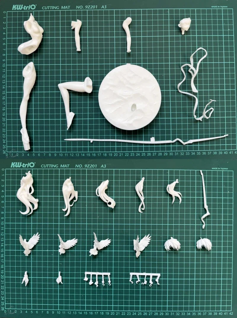 Resin Figure Kit 1/6 Asuka Flying bird Unpainted Garage Resin Kit Model GK