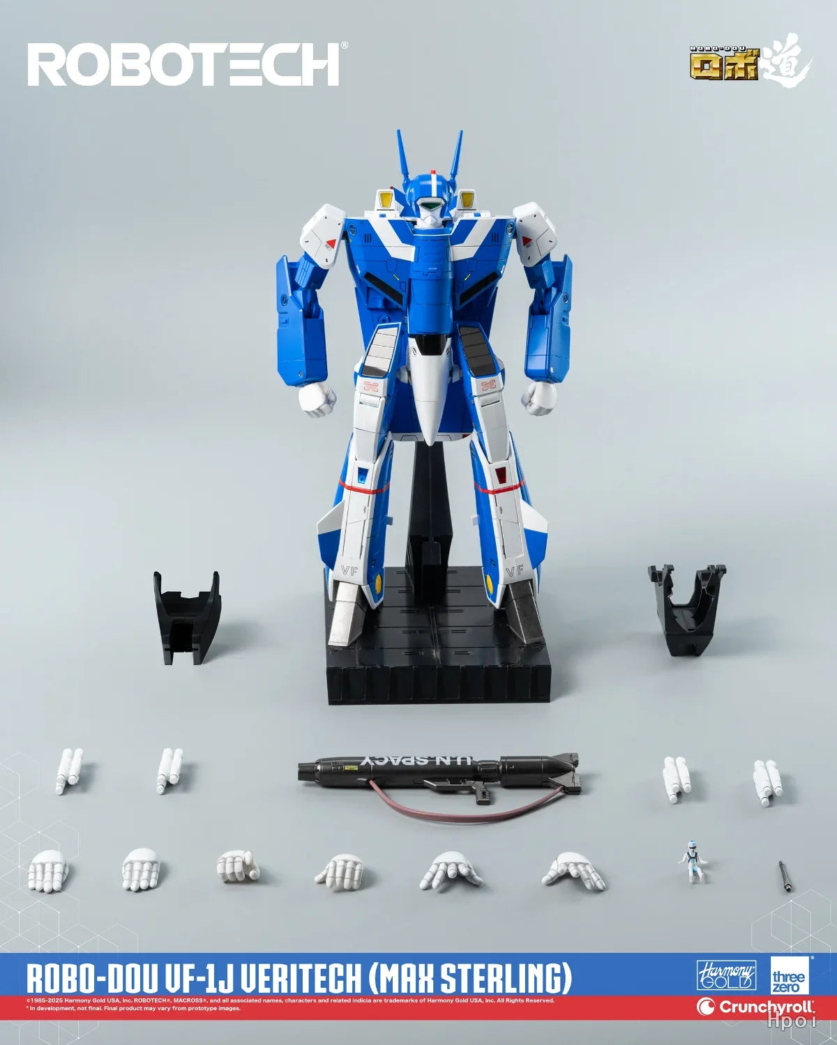 【MT】Threezero ROBO Robotech DOUUF-1J UERITECHMAH STERLING Action Figure Toy Model Collection