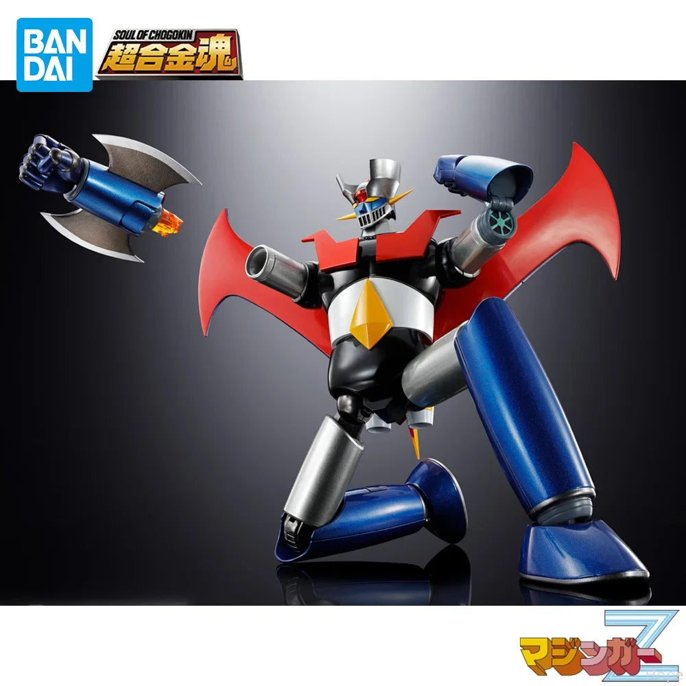 In Stock Original BANDAI SOUL OF CHOGOKIN KAKUMEI SHINKA Reinforced Type GX-117 Mazinger Z Figure Anime Model Action Genuine Toy