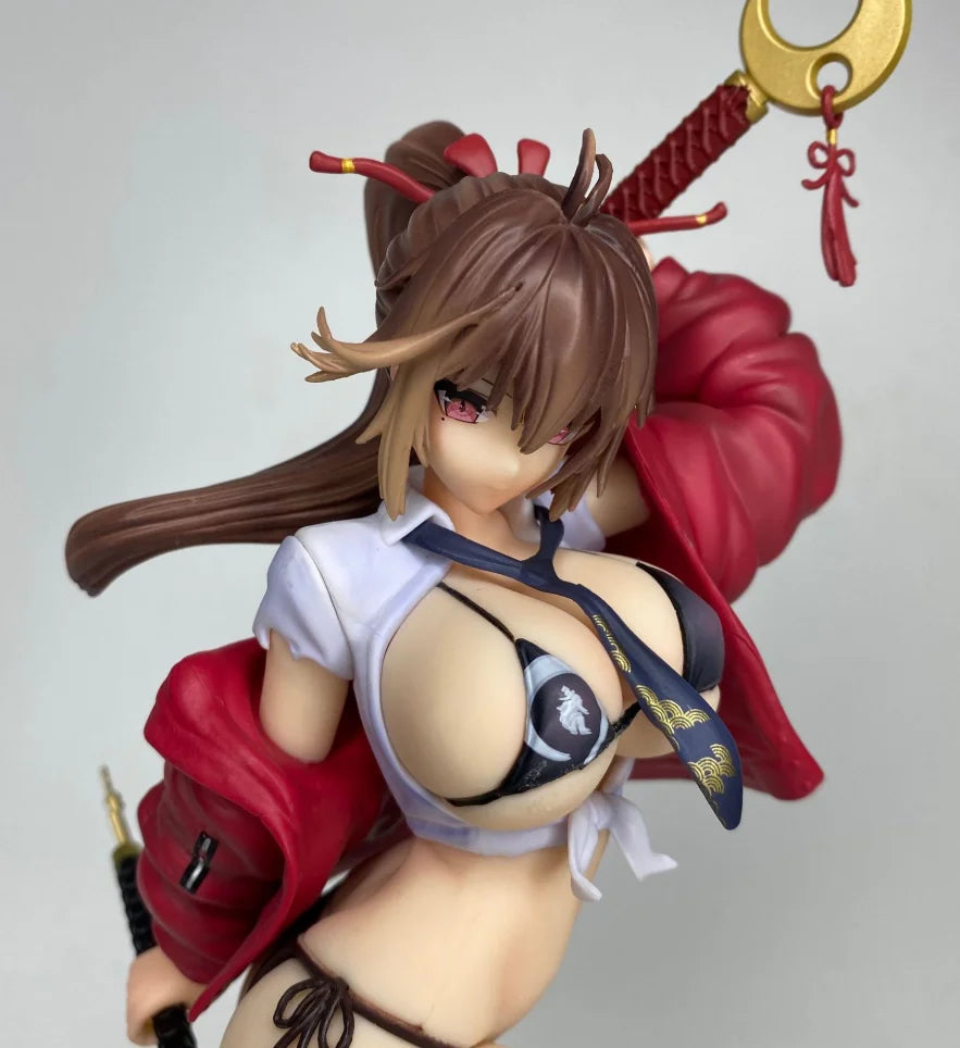 Anime Figur Doppel-Katana Geheime Nitoryu Bishoujo Sonderedition PVC Sammlerstück Für Erwachsene Otaku Sammlung Desktop Display