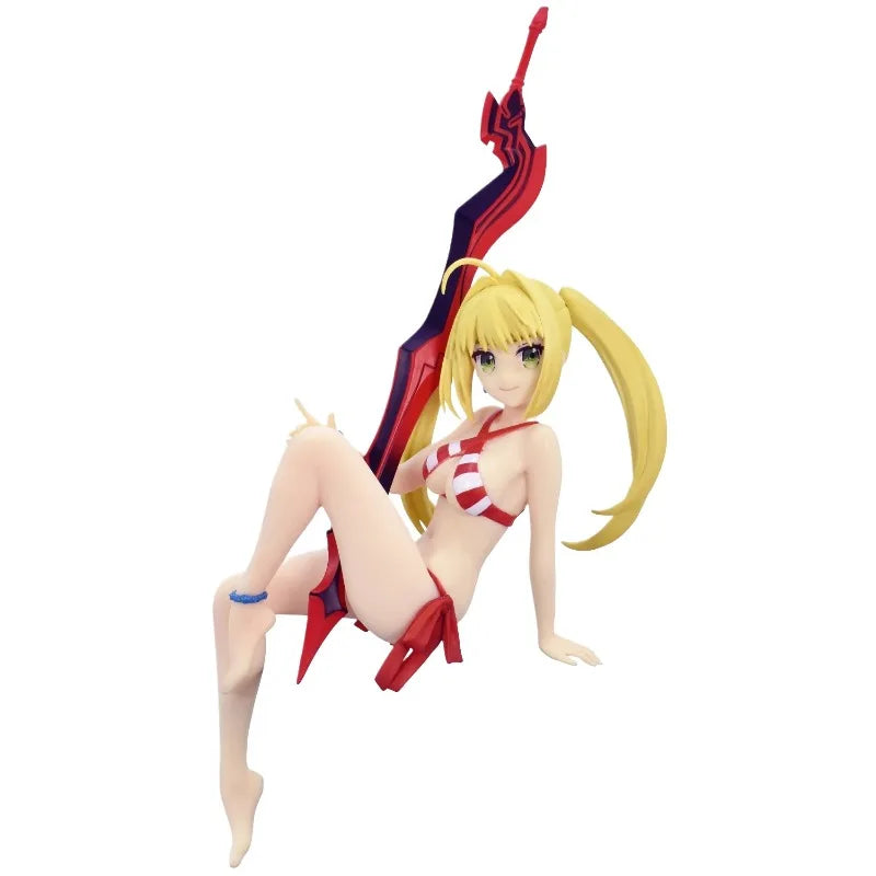 In Stock Genuine FuRyu Fate/Grand Order Nero Claudius Noodle Stopper Figure Caster Anime Figure Garage Kit Anime Cartoon