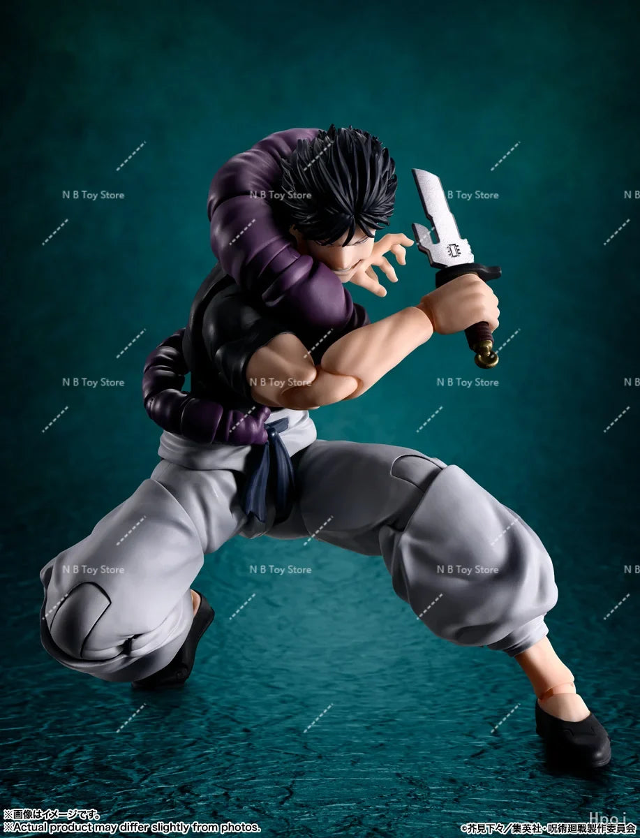 Original BANDAI Jujutsu Kaisen Anime Fushiguro Toji S.H.Figuarts Anime Figure Action Figurine Model Figuarts Collector Toys