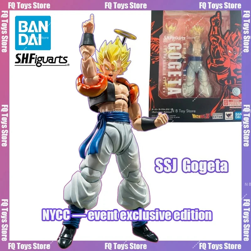 Comeing Soon BANDAI 2025 NYCC Dragon Ball Z S.H.Figuarts SHF Super Saiyan Gogeta Exclusive Edition Model Toys Collect Gifts