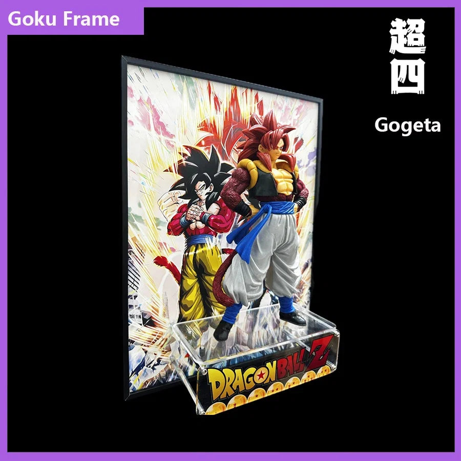 40*30CM Dragon Ball Gogeta Goku Figure Poster Painting Room Home Picture Decor Gifts Prints Decoration Painting Poster Cartoon