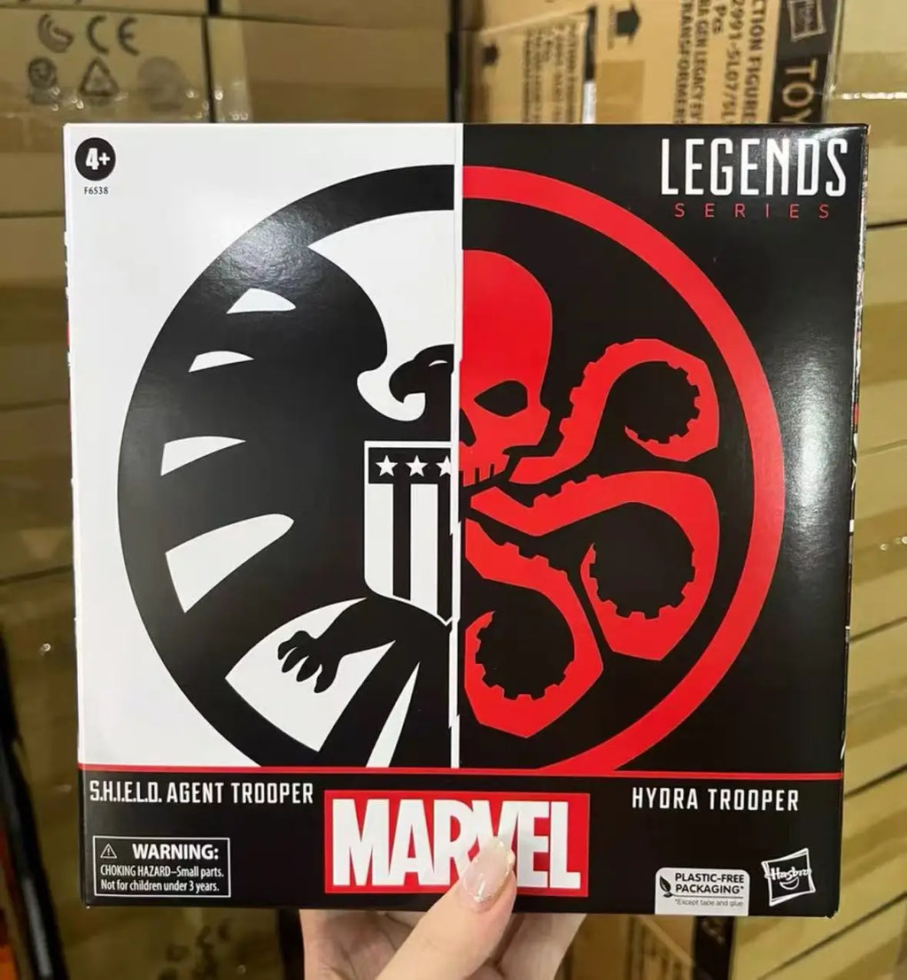 Auf Lager Hasbro SHIELD weibliche Agentin gegen Hydra Einheit Doppelcover Sechs-Zoll-Gliederpuppe
