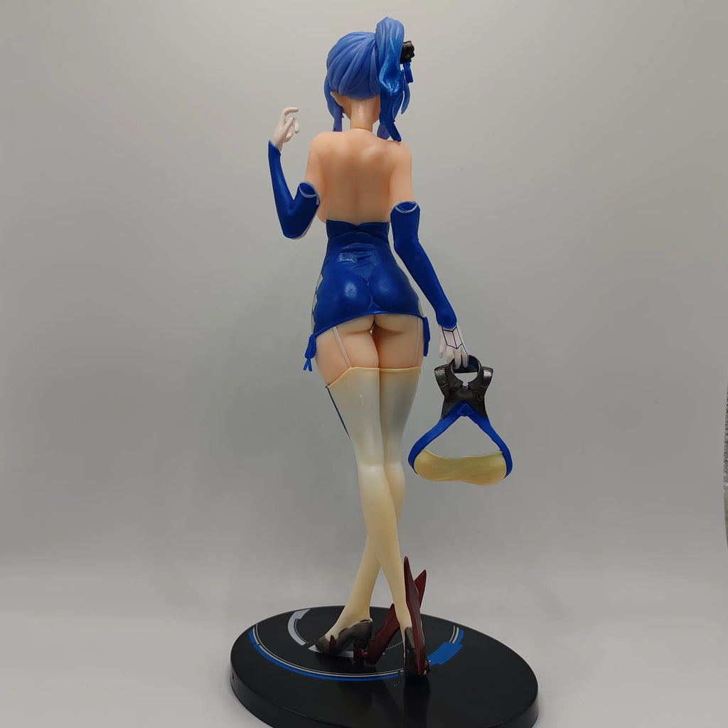 24CM Anime Game Azur Lane USS St Louis Figure Dress Standing Anime Model Toy Gift Collection Decorative Ornament Clothes Removed