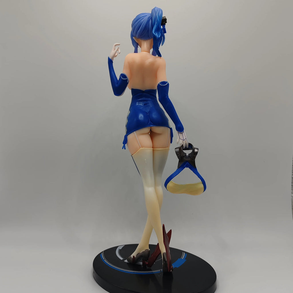 24CM Anime Game Azur Lane USS St Louis Figure Dress Standing Anime Model Toy Gift Collection Decorative Ornament Clothes Removed