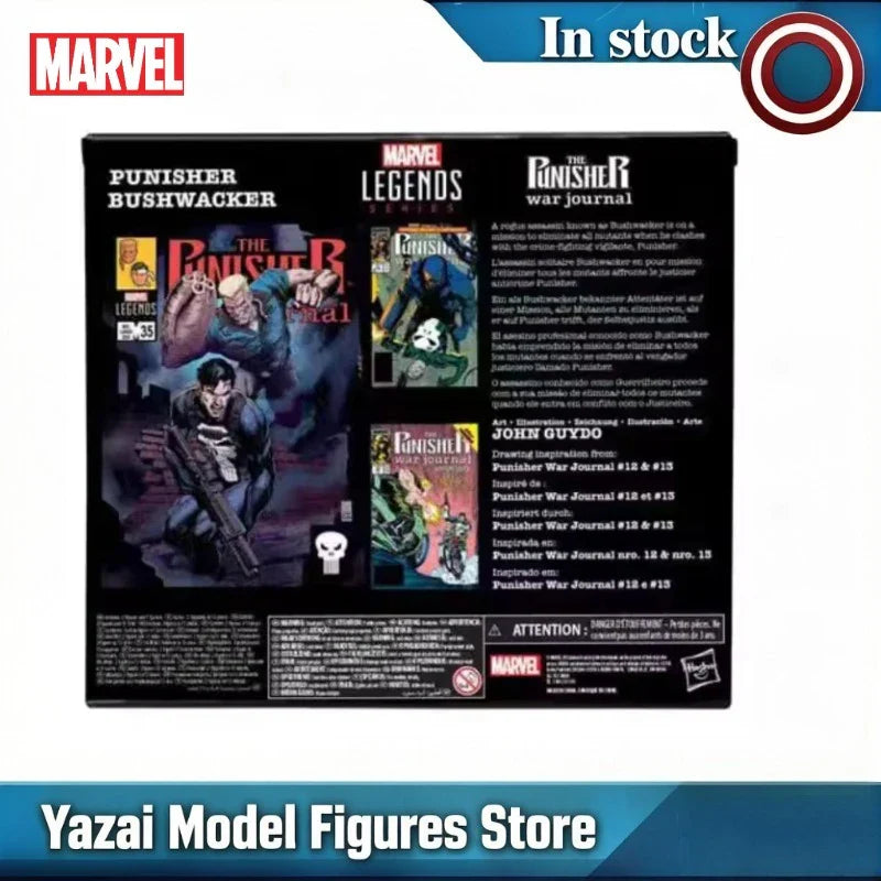 Original Marvel Legends Series Punisher und Bushwacker Actionfigur-Modell-Spielzeuge Geschenk-Sammlung