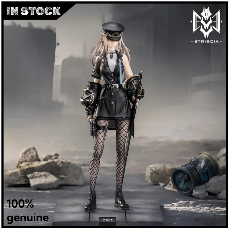 In Stock 25cm Myethos Neco Original Character A-Z:[B] Full Dress Black Uniform Girl Figure Statue Model Anime Collection Gift