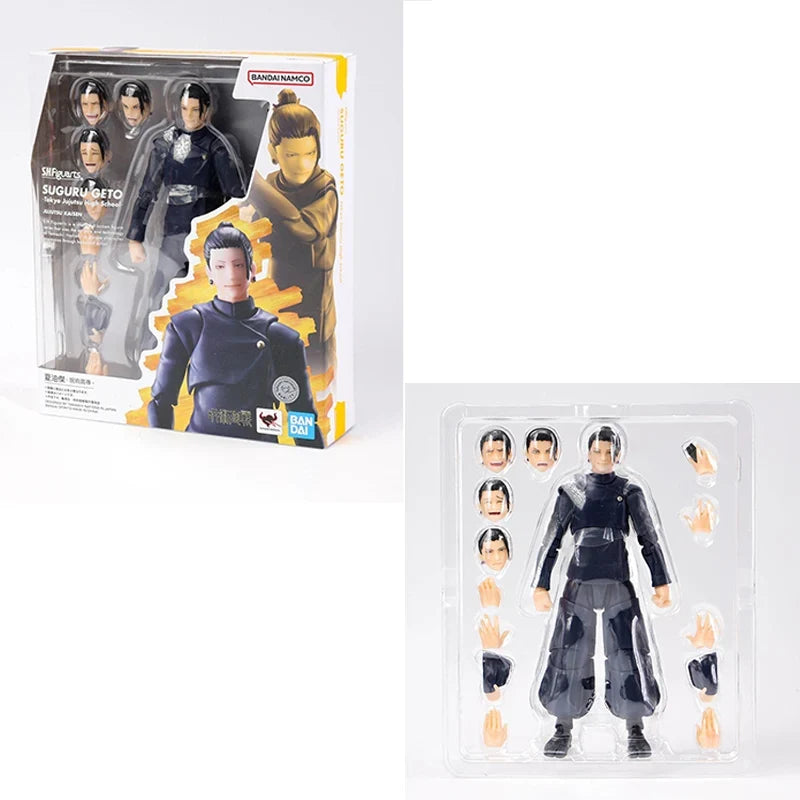 Bandai Genuine SHF Jujutsu Kaisen High School SUGURU GETO SATORU GOJO Anime Action Figure Collectible Model Toys Gift Children