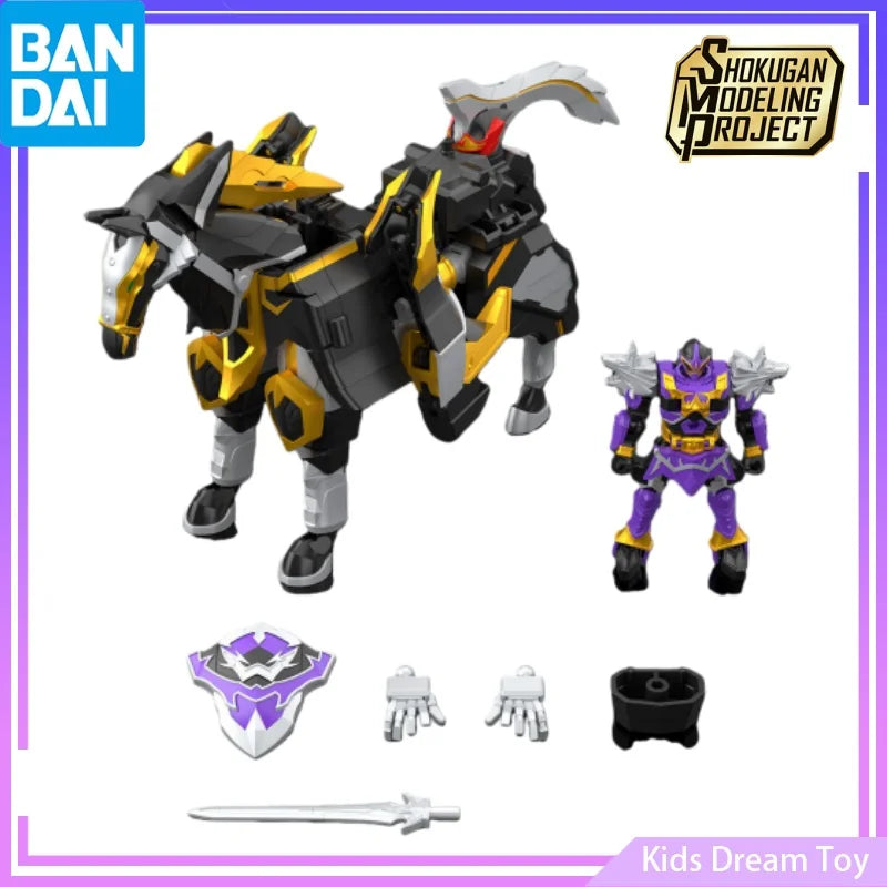 Assembly Bandai in Stock Original SMP Mahou Sentai Magiranger Anime Figures -Magic Wolf Caesar- Action Figures Toys Collectible