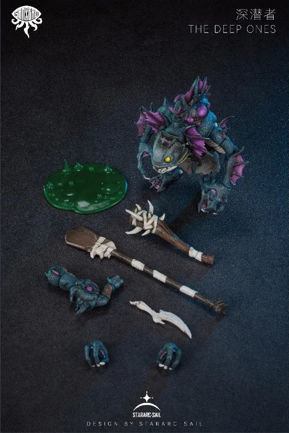 【MT】Original STARARC-TOYS SANZERO The Deep Ones Purple Model 1/12 Action Figure Model Collection