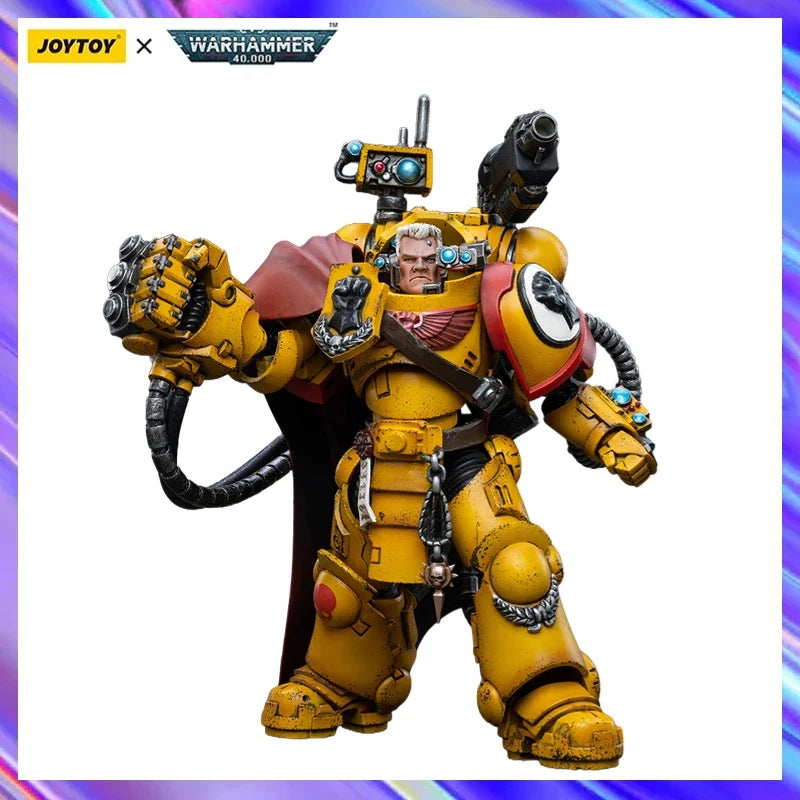 Original in Stock JOYTOY WARHAMMER 40K Imperial Fists Third Captain Tor Garadon 1/18 Figures Model Toys Collection Gift