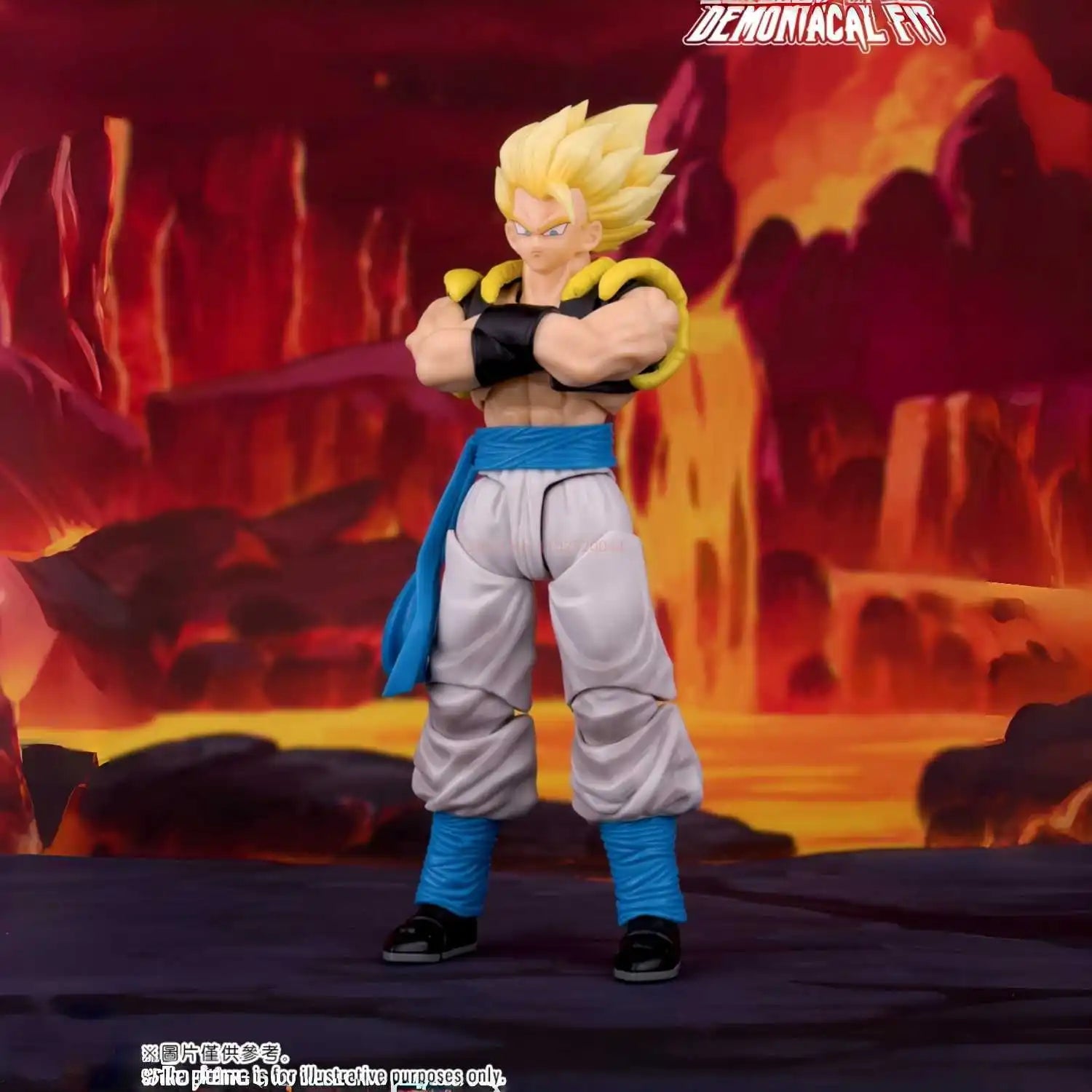 In Spot Dragon Ball Demoniacal Fit Gogeta Shf Hero Waltz Ultimate Dance Gogeta Action Figure Collectible Toys Xmas Gifts