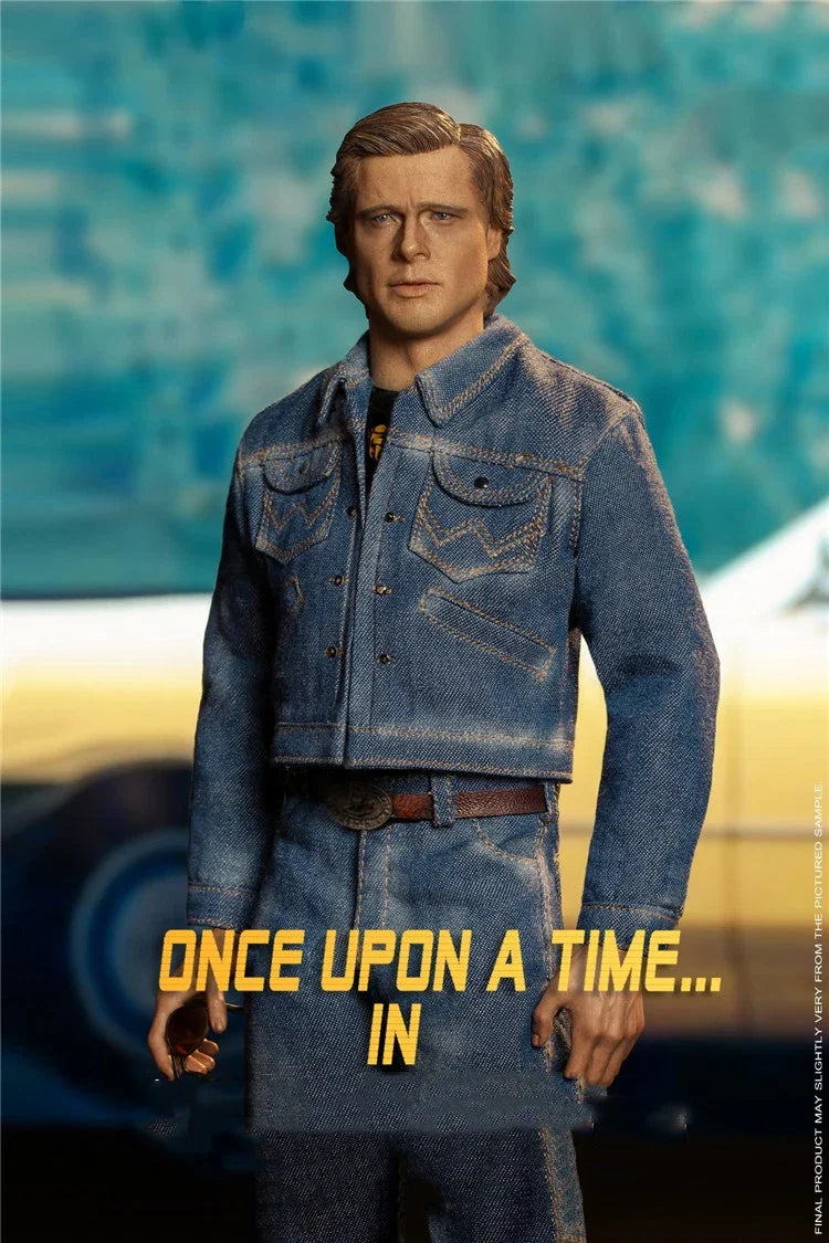 DJCUSTOM NO-16005 1/6 Men Soldier Brad Pitt Leonardo Dicaprio Retro Double Suit Full Set 12" Action Figure Model Body Toys