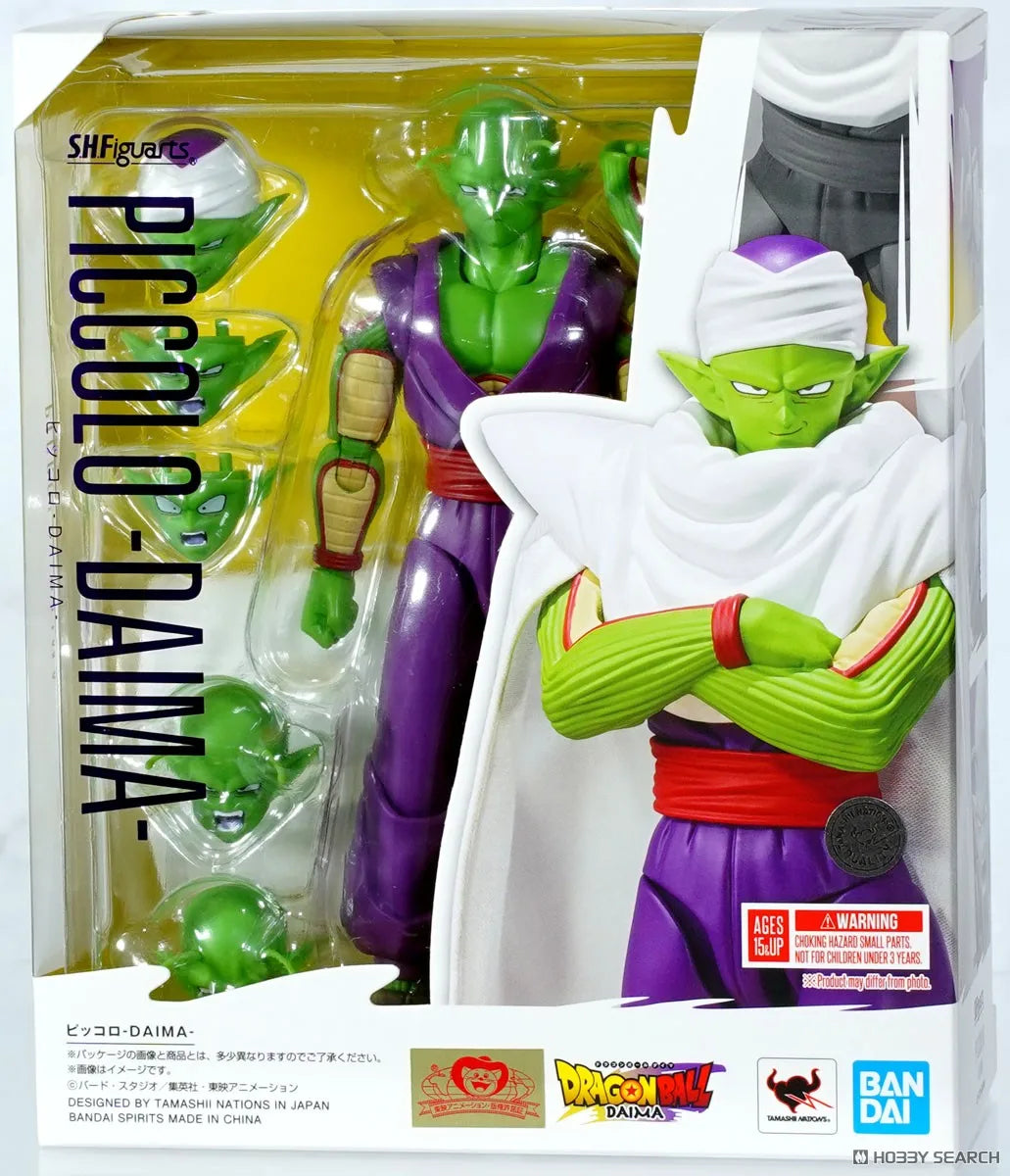 Bandai 100% Original Finished Product  Shf Dragon Ball Daima Adult Piccolo Pvc Anime Figures Action Figure Model Toys Gifts