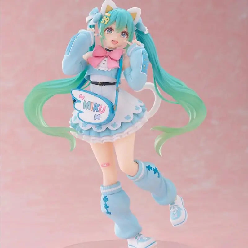 Genuine Original In Stock Taito Fancy Ver Hatsune Miku Fashion Figure Anime Figure Model Collector Figurine Toys for Children