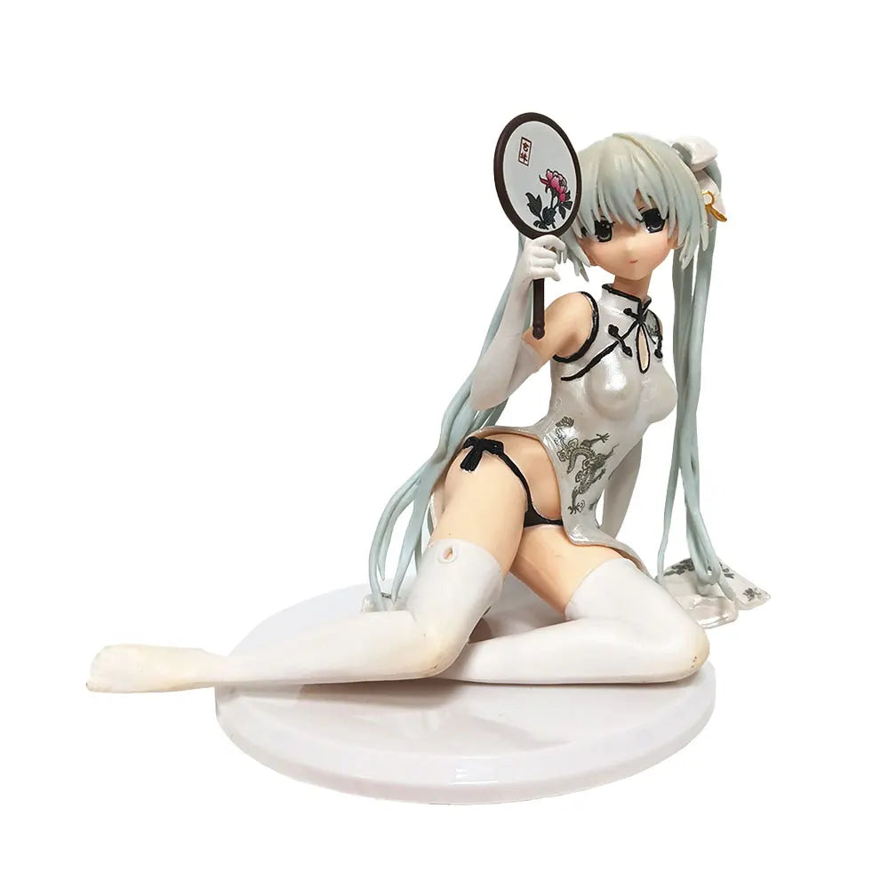 12CM Anime Yosuga no Sora Figure Kasugano Sora Sitting Anime Model Toy Gift Collection Decoration Ornament PVC