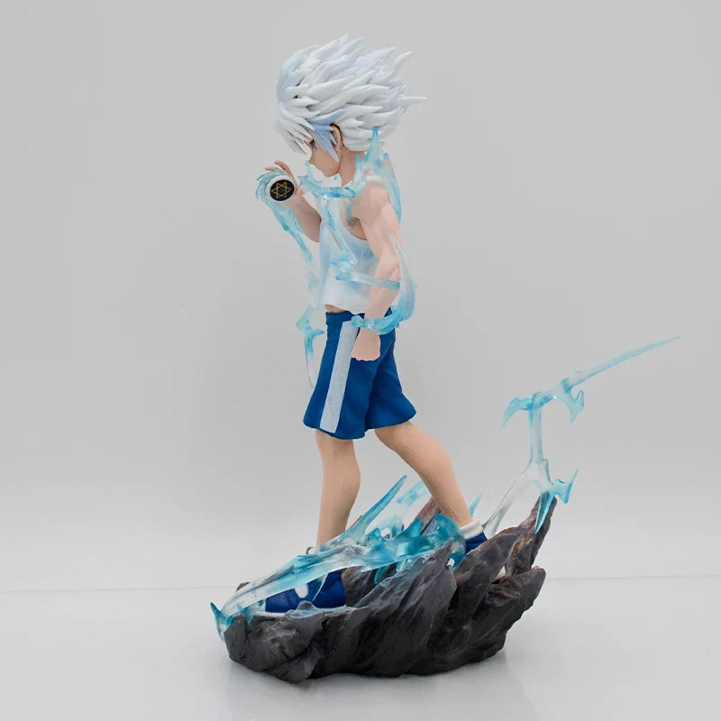 22cm Hunter x Hunter Anime Figure Killua Zoldyck Action Figure Gon Freecss/Hisoka/Alluka Zoldyck Figurine Model Doll Toys Gifts