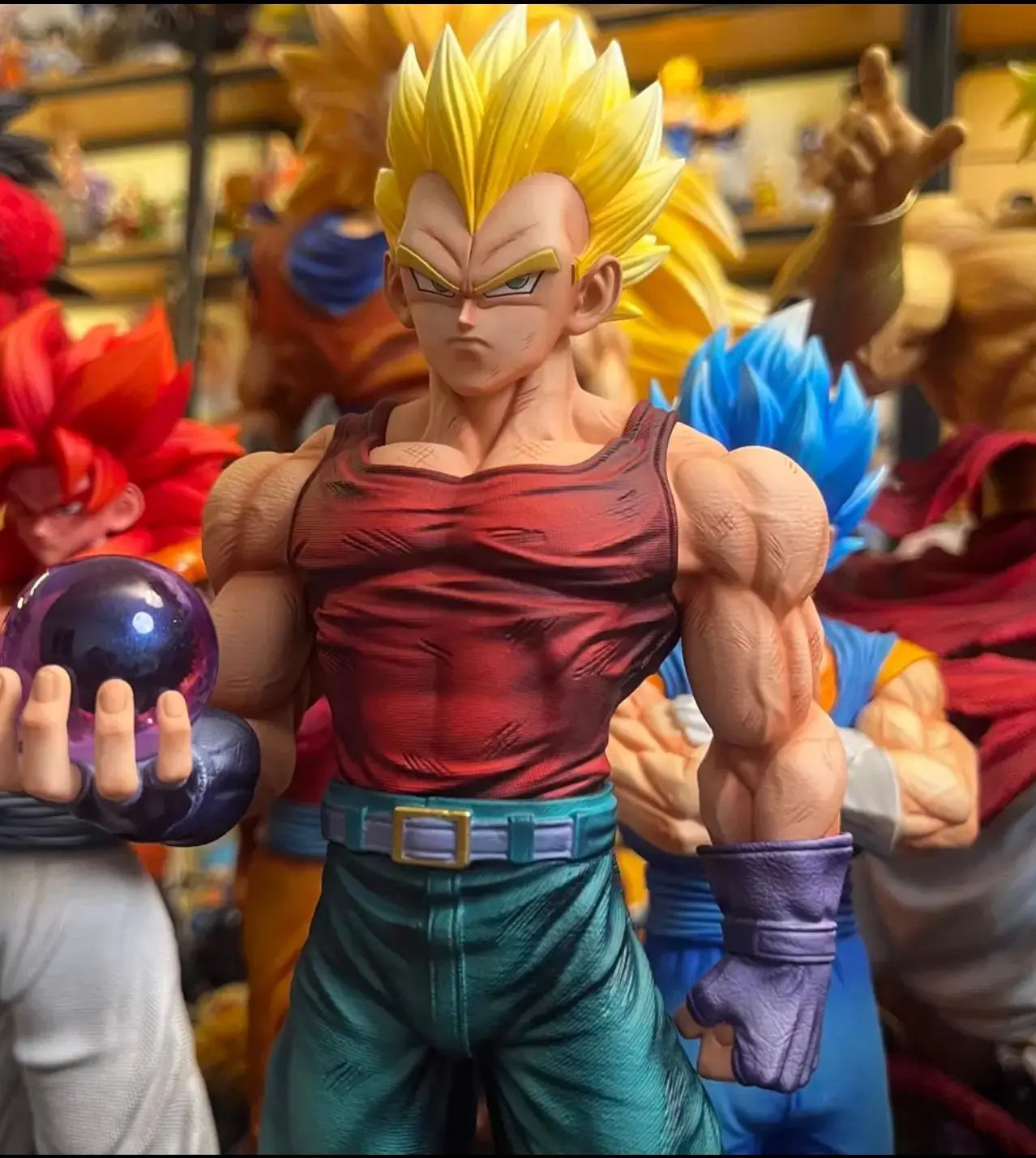 【IN STOCK】 JG studio 31cm Dragon Ball GT Baby&Vegeta Figure Super Saiyan anime Figures PVC Statue 2 heads Model Toys Gifts