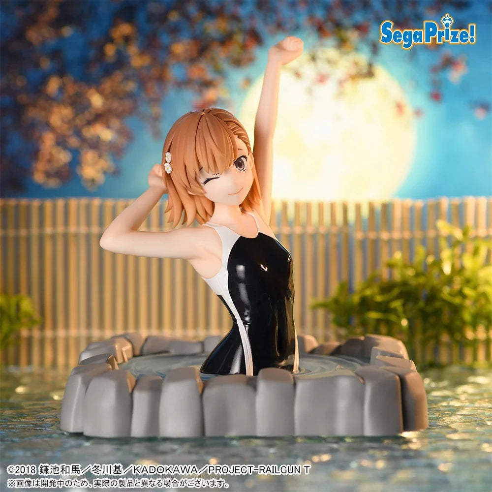 Original Genuine SEGA Thermae Yu~topia Misaka Mikoto Shokuhou Misaki Action Figure (To Aru Kagaku no Railgun T) Anime Model Toys