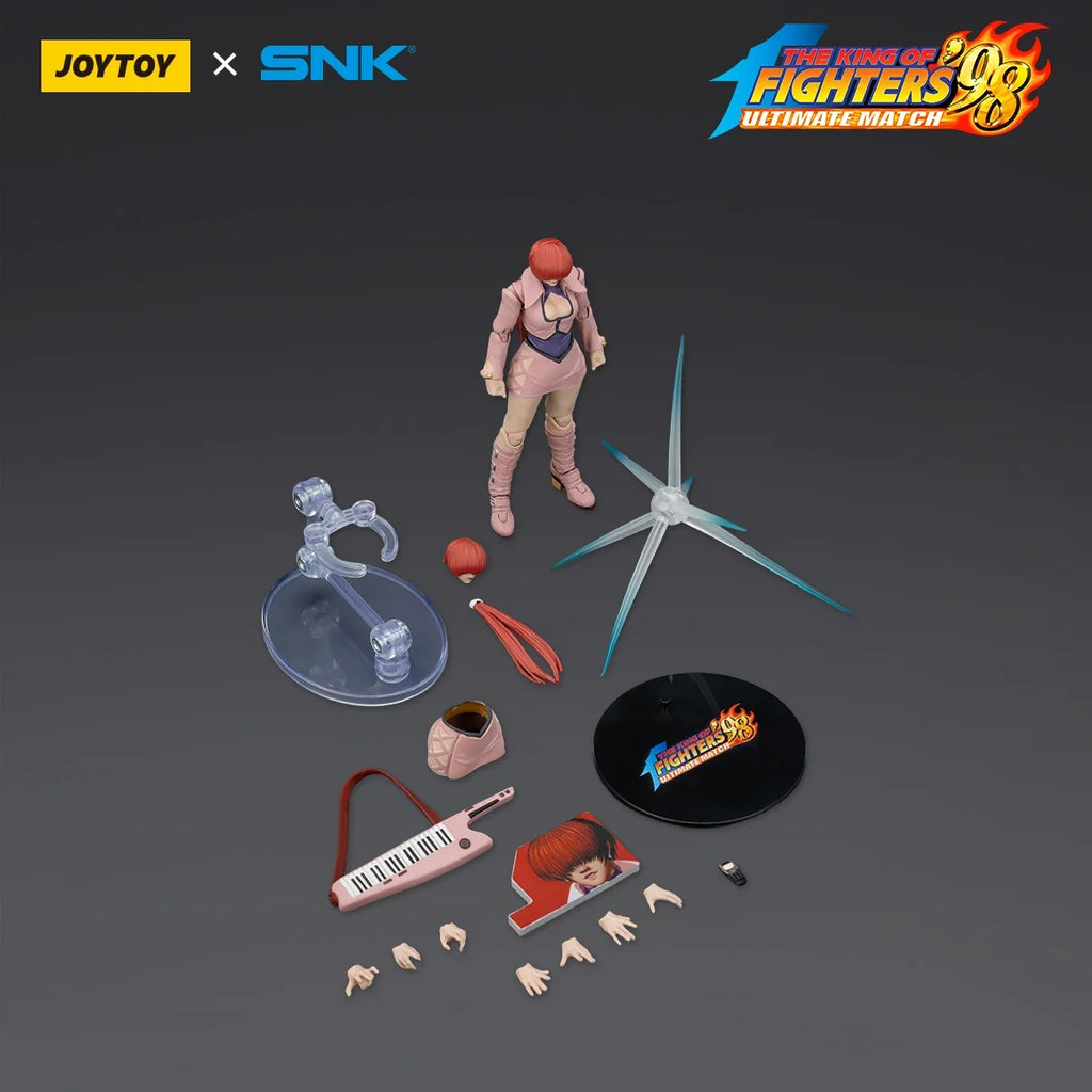 JOYTOY SNK KOF'98UM Action Figure 1/18 Orochi Team Yashiro Nanakase/Shermie/Chris Articulated Joints Figurine Model Surprise Toy