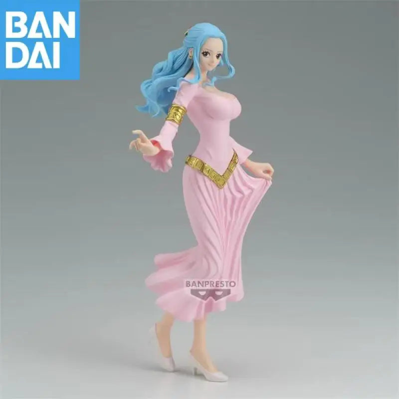 In Stock Bandai Namco Banpresto One Piece 25th Glitter Glamours Nefeltari D Vivi Anime Figure 23cm PVC Collectible Model Toy Gif