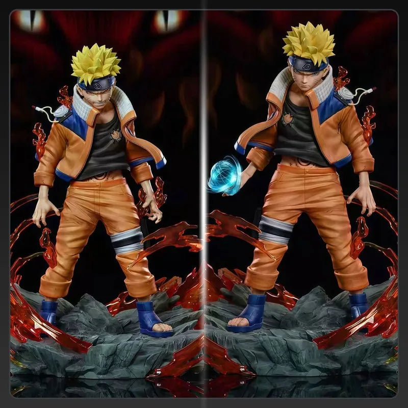 New Naruto Shippuden Premium Gk Nine-Tails Stand Alone Youth Series Naruto Uzumaki Interchangeable Head Collectible Figure Gift