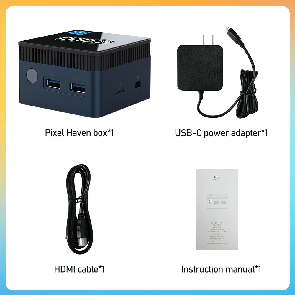 Game Console With 38000+Games Mini PC With N100/Windows 11 Emulators For PS3/PS2/Wii/WiiU/N64/NES/GBA/NDS Plug&Play Game PC