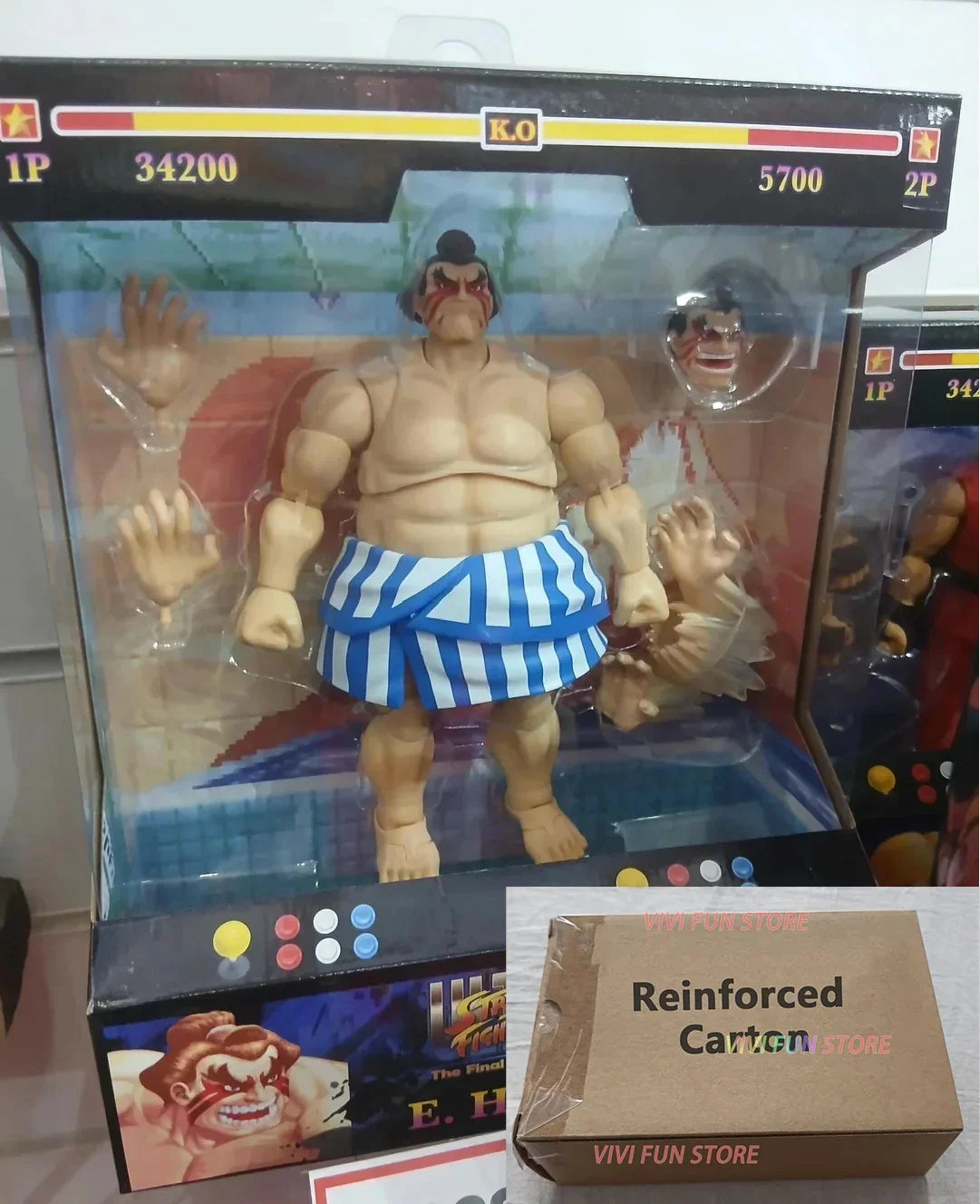 In Stock Originate JADA TOYS SF AKUMA Gouki Balrog E.Honda Edmond Honda Cammy White Movable Model Game Anime Figures Model Toys