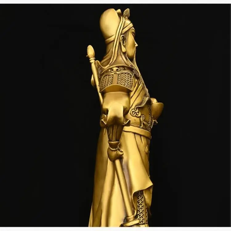 Copper Tobao God of Wealth God of Guan Gong Statue Decorative Attracting Wealth Home Furnishings Gifts