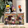 Naruto hand-made blind box, full set of Q version Naruto Sasuke Kakashi, I love Luo cartoon ornaments doll birthday gift anime