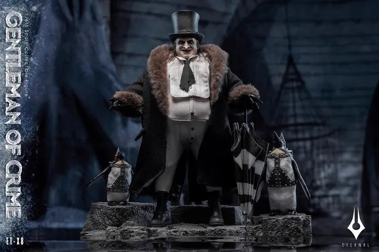 High Quality ETX8 1/6 Figure Delicate Villain Gentleman Of Crime Penguin People Full Set 12in Action Figure Toys For Collection
