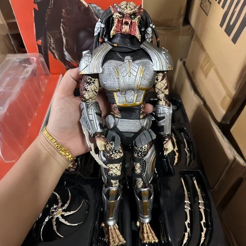 In Stock 1/6 Predator Hc Flower Crab Elder B C Version Scarred Predator Action Figure Model Desktop Collection Decoration Toy