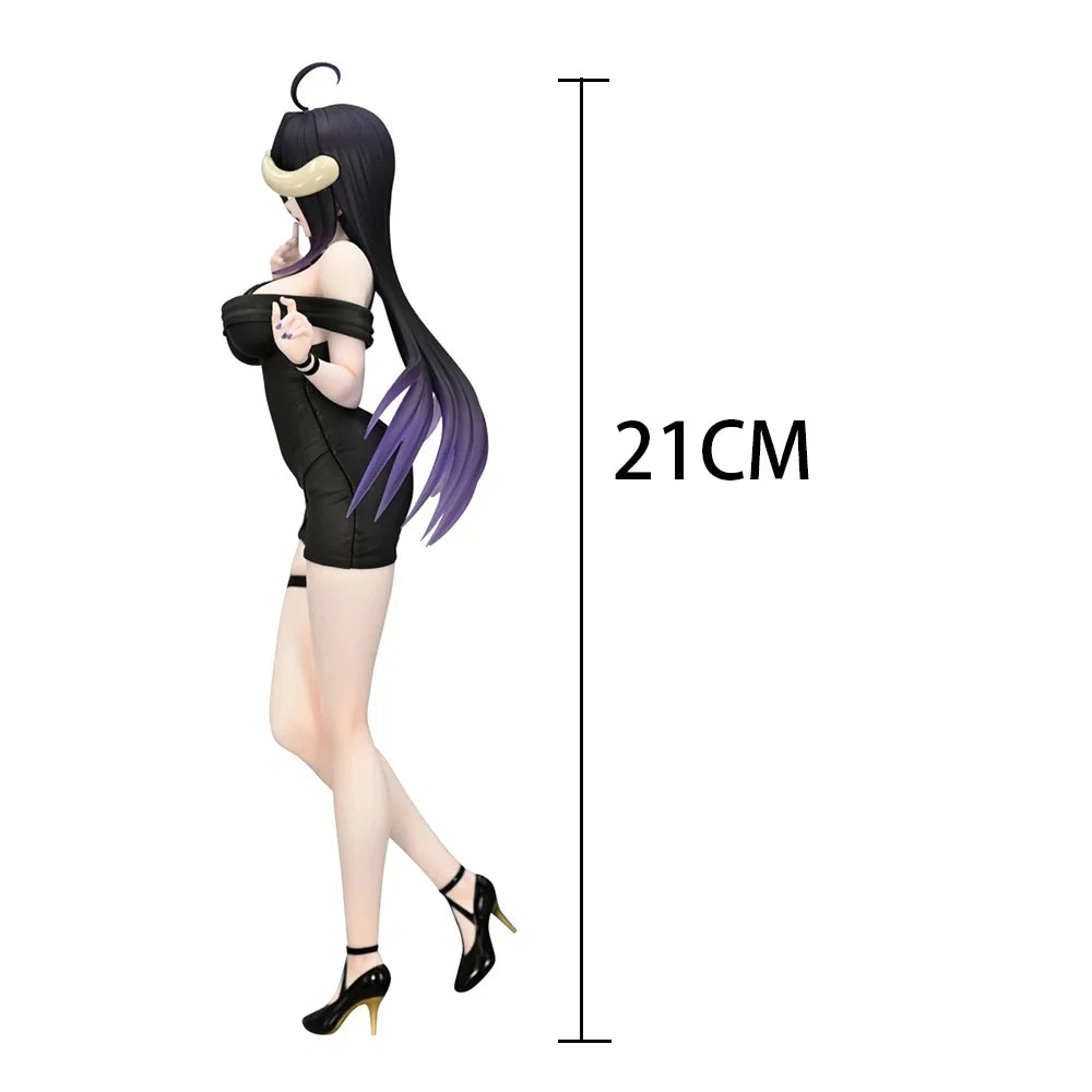 Anime Figure Albedo full dress action figures Abledo Figurine Doll PVC Toy Model desktop decoration Collection Statue Gifts 21cm