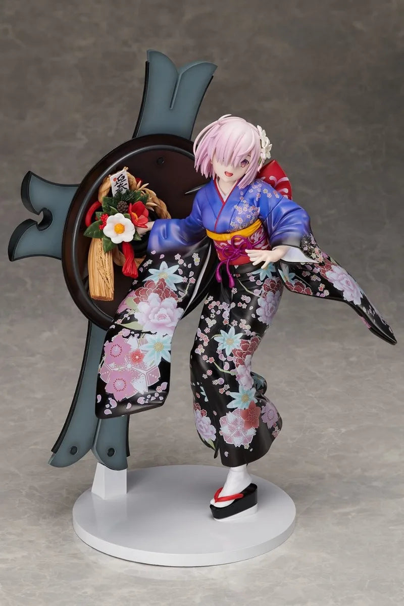 In stock Genuine Fate Order Mash Kyrielight kimono VER.28CM PVC Action Anime Figure Model Toys Figure Collection Doll Gift