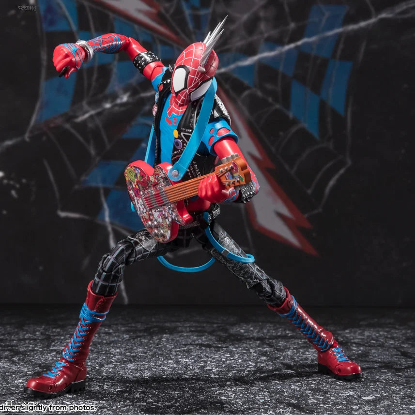 CT Factory SHF Parallel Universe Punk Spiderman Hobie Collectible Action Figure Toy Holiday Gift Moving Parts Miniature Model