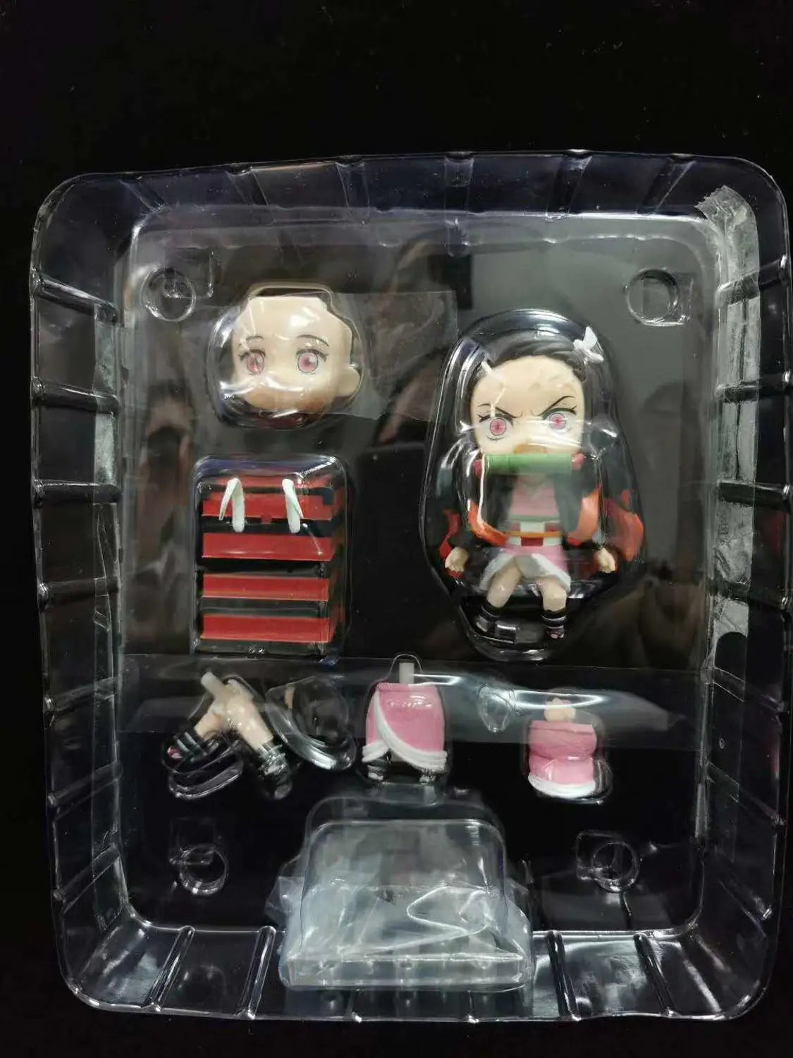 10cm Kamado Tanjirou Demon Slayer Kimetsu no Yaiba Kamado Nezuko 1194 1194# Action figure toys doll Christmas gift with box