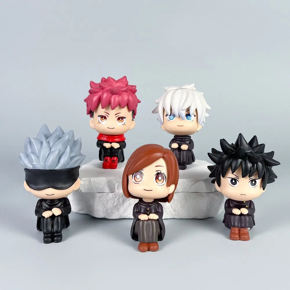 10cm Jujutsu Kaisen Anime Figure Look Up Q Version Satoru Gojo/Geto Suguru Action Figure Fushiguro Toji/Okkotsu Yuta Figurine