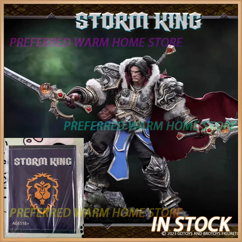 Auf Lager: GDTOYS x BROTOYS Varian Wrynn bewegliches Modell, Spielzeugsammlung 1/12 SCALE COLLECTION FIGURE STURMKÖNIG