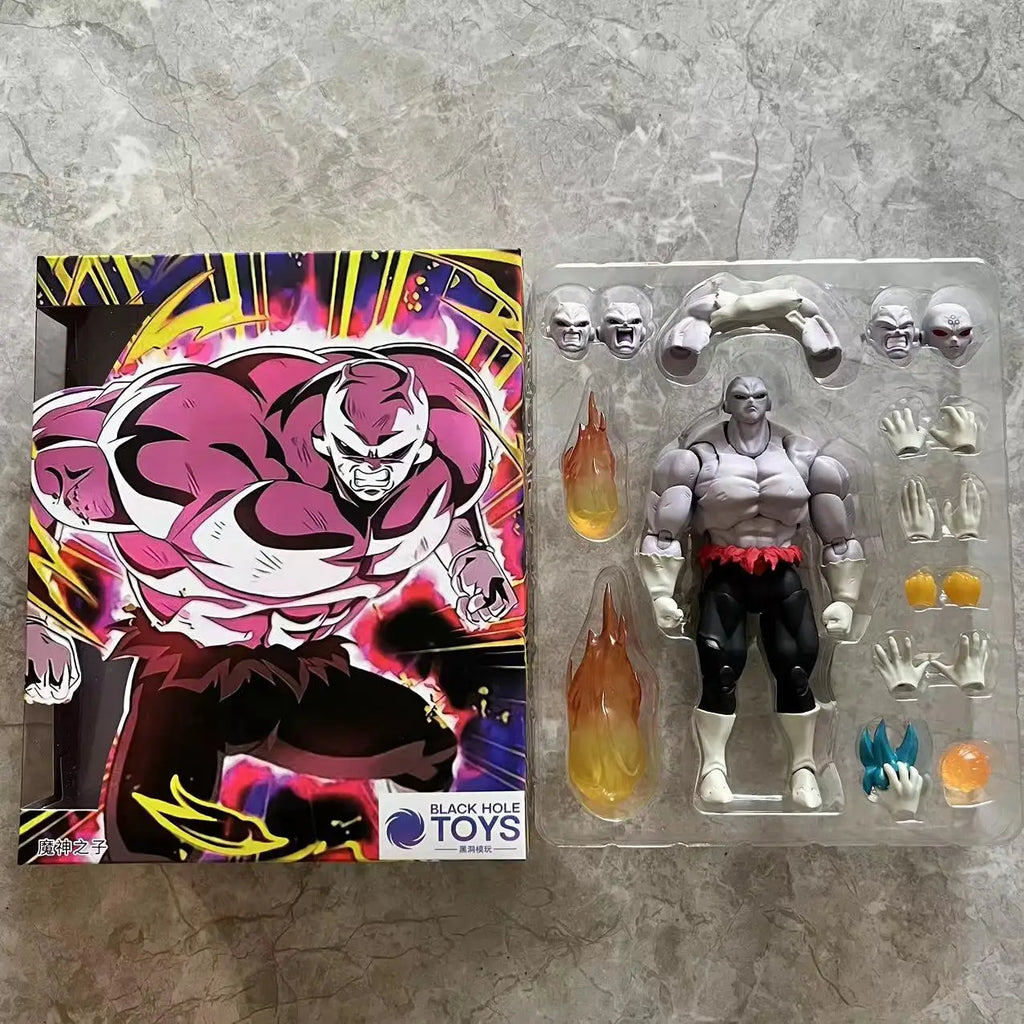 In Stock Black Hole Dragon Ball SH Figuarts SHF Final Battle Son of Ghost Jiren Anime Action Figures Toys Model Collection Gifts