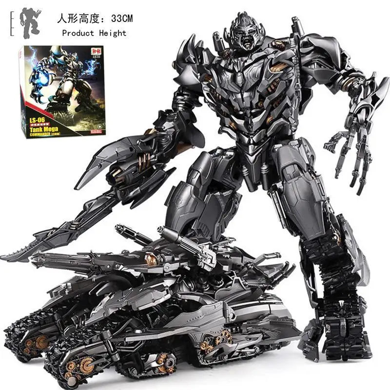 BMB LS06 Galvatron LS03 OP Commander Transformation Toys Megatank Car Movie Series Action Figure Deformation Robot Anime Model